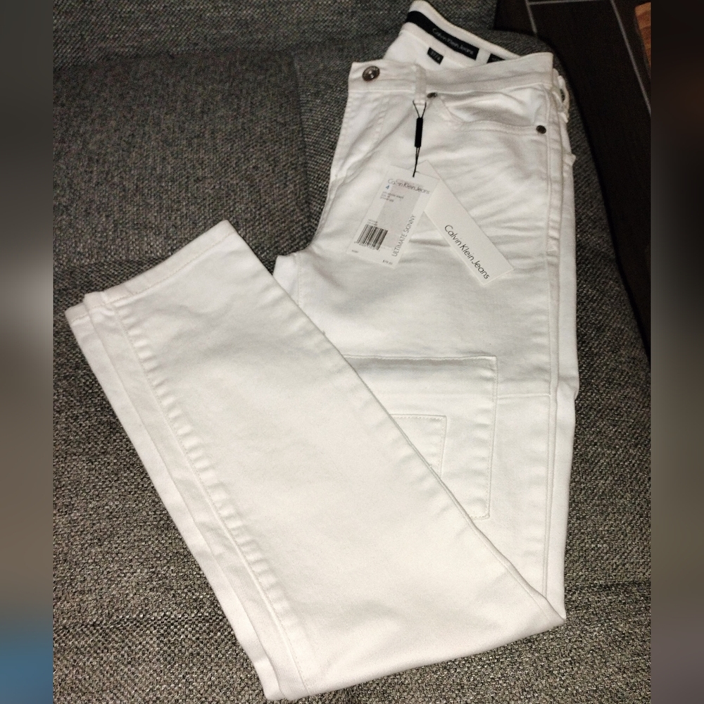 Calvin Klein white pants